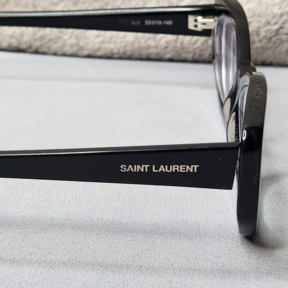 Saint Laurent Eyeglasses SL316 Betty 001 Black Oval Square 53-19-145 Frames Only - Picture 11 of 15